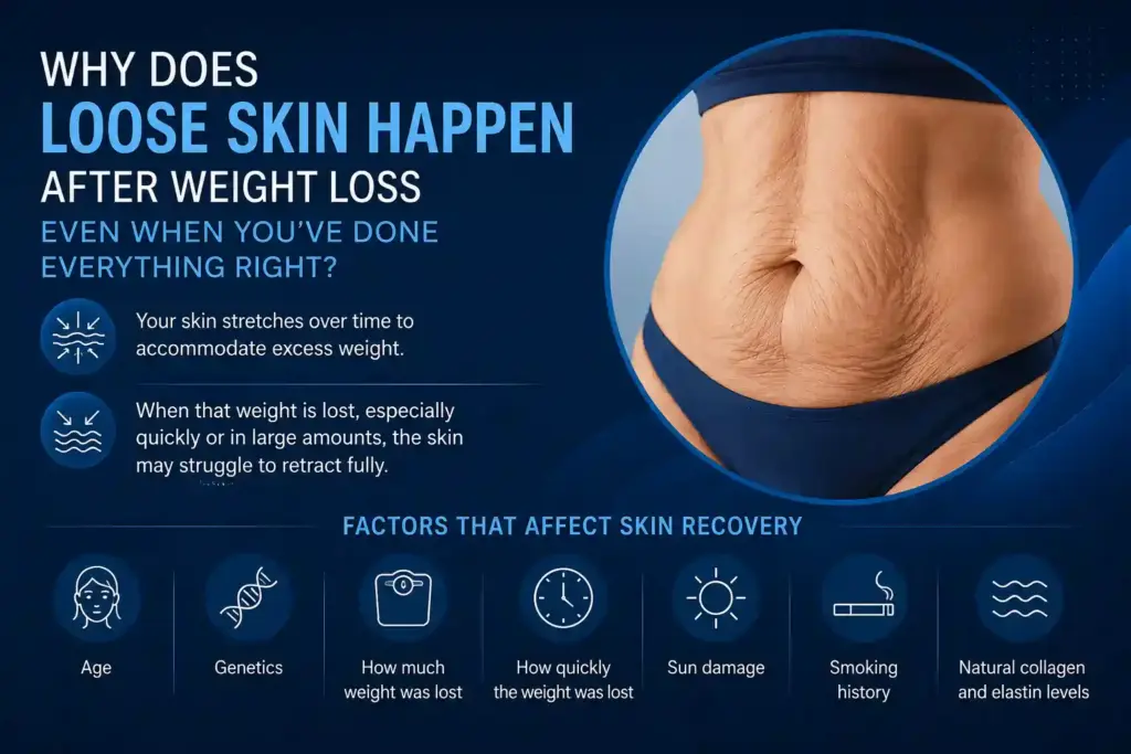 Why Does Loose Skin Happen After Weight Loss Even When You’ve Done Everything Right Hampton Court?